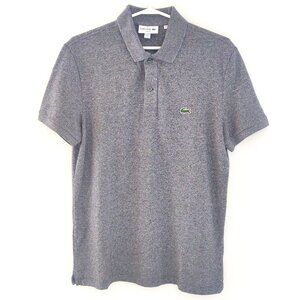 👕 Lacoste Men's Slim Fit Gray Polo Shirt - US L